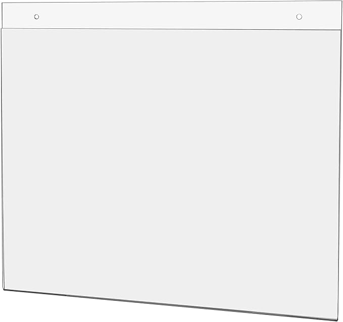 25 Pack Clear Acrylic Sign Holder 14" x 11" by MarketingHolders