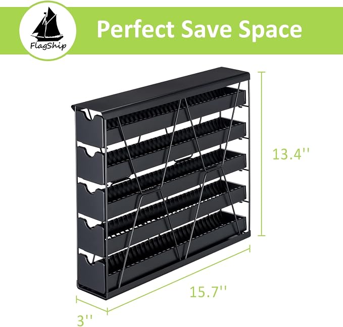 FlagShip 5-Tier Corner Coffee Pod Organizer - Image 2