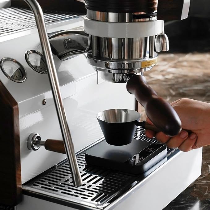 watchget Stainless Steel Espresso Cups, Double Spout & Dual Scale Measuring Cup - Image 8