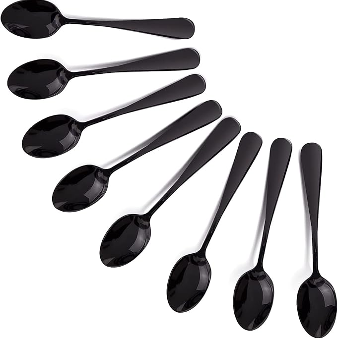 8pcs Demitasse Espresso Spoons, 4.9 Inches Stainless Steel Mini Coffee Spoon by WNATN