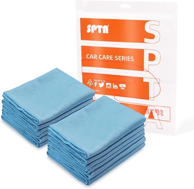 SPTA Ultra Fine Microfiber Cloths by SPTA
