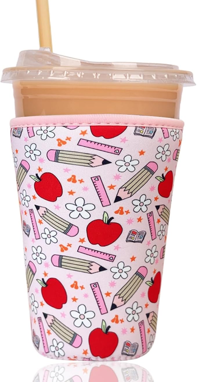 Reusable Insulated Sleeve for Iced Coffee Cup, Coffee Neoprene Sleeve for Cold by Unknown