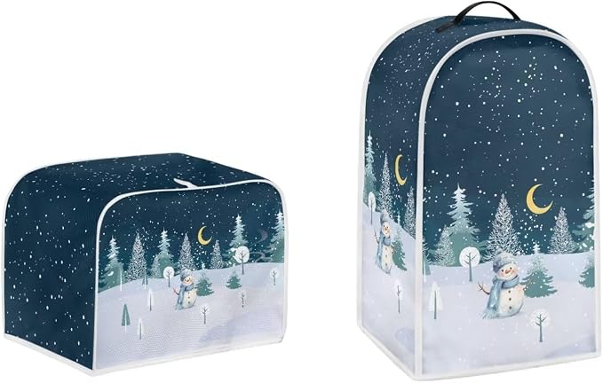 Doginthehole Snowman Blender Cover Christmas Decor Set by doginthehole