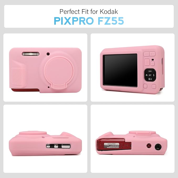 Case for Kodak PIXPRO FZ55, Soft Silicone Camera Case for Kodak FZ55 - Image 2