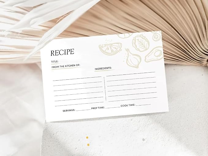 Recipe Cards, 4x6 Premium Recipe Cards - Image 4