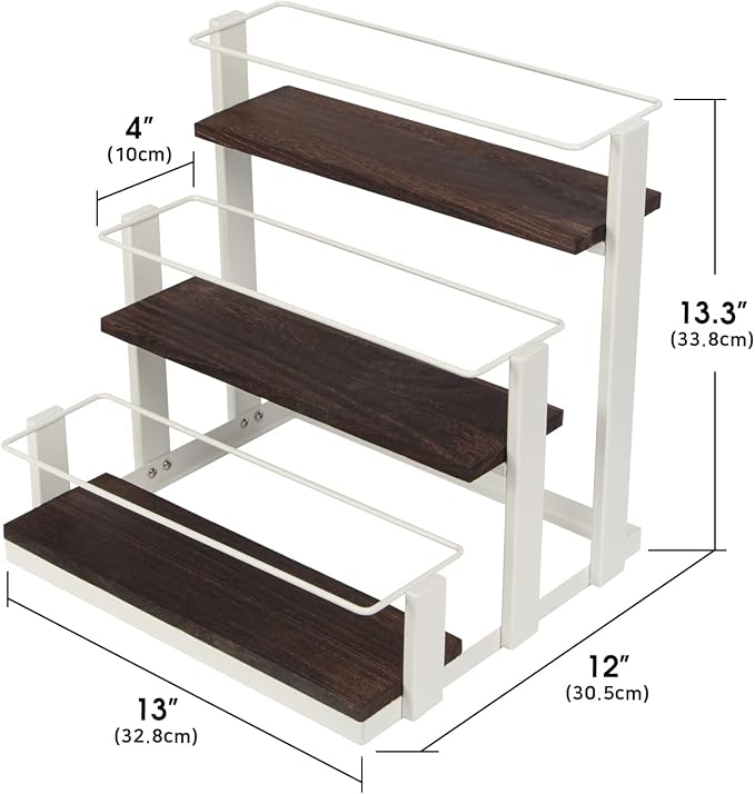J JACKCUBE DESIGN Coffee Syrup Organizer Rack Station, Coffee Bar Accessories - Image 7