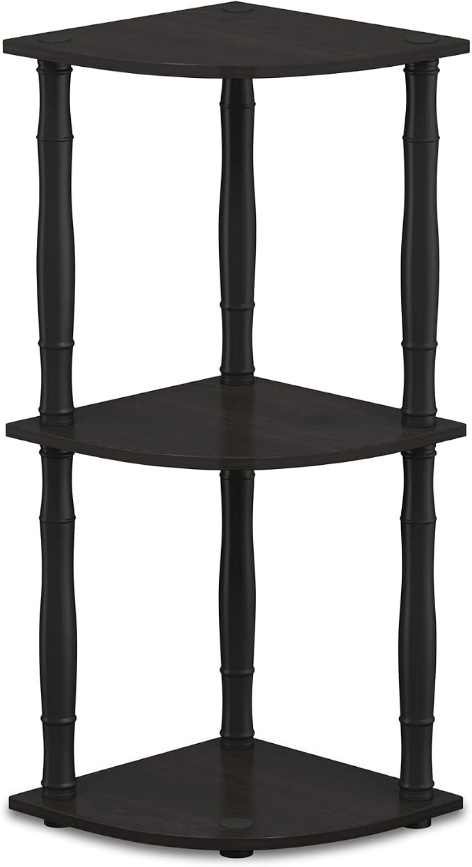 Furinno Turn-N-Tube 3-Tier Corner Display Rack Multipurpose Shelving Unit - Image 6