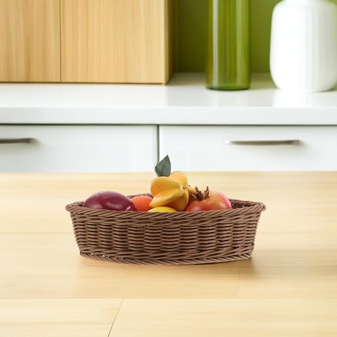 LIOOBO 2 Pcs Triangular Storage Baskets, Wedge Corner Cabinet Organizer - Image 9