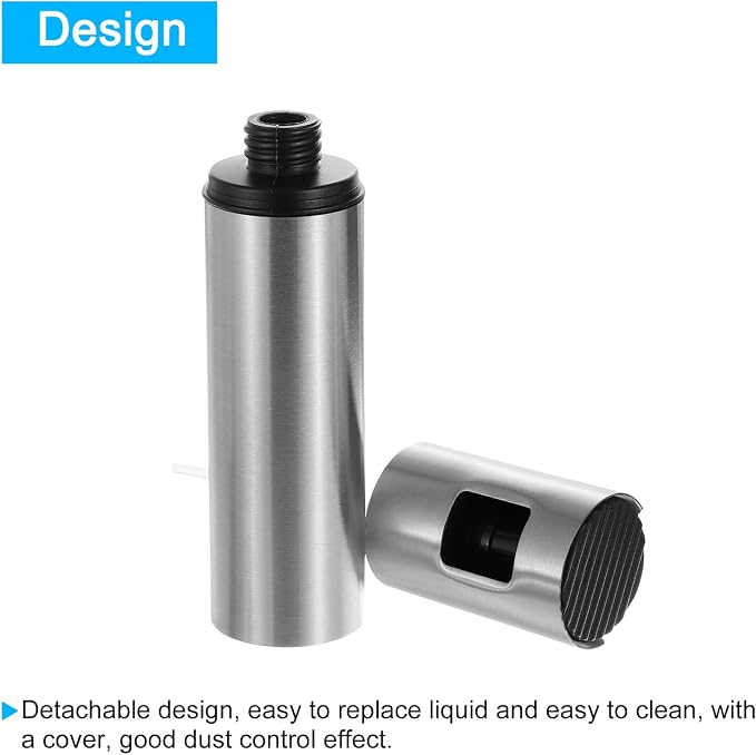 uxcell Cocktail Sprayer 100ml Stainless Steel Martini Bar Mister Vermouth - Image 3