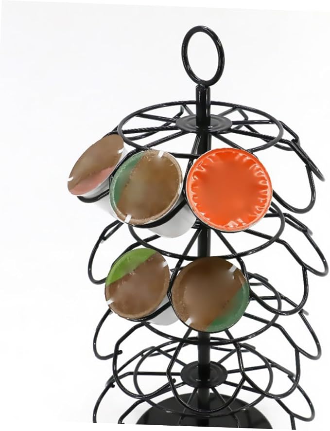 Alipis Coffee Capsule Storage Rack 4-Layer Creative Rotating Organizer - Image 6