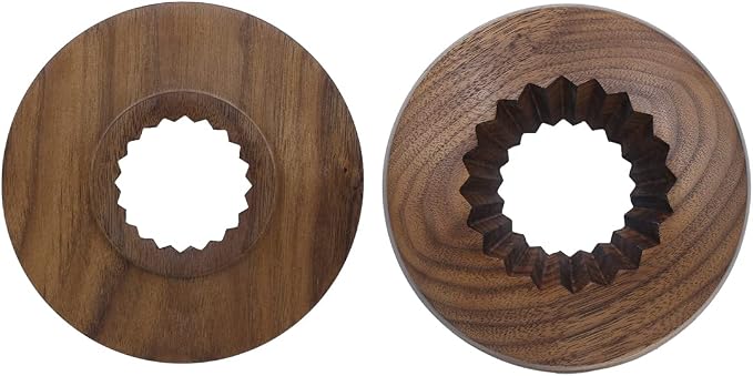 Handmade Origami Coffee Dripper Holder, Pour Over Coffee Stand, Walnut Wood - Image 2