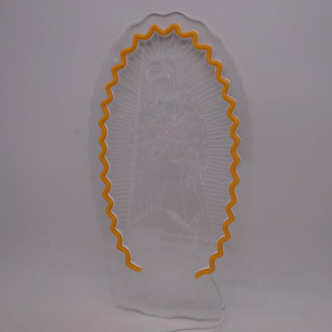 Mary Virgin of Guadalupe Neon Sign Our Lady of Guadalupe Led Light Up Sign - Image 4