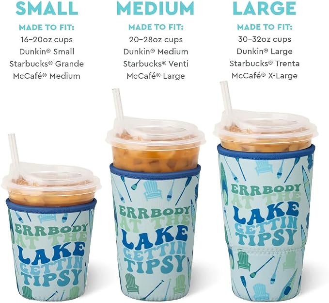 Swig Life Small Iced Cup Coolie, Standard 22oz Iced Coffee Cup Insulator Sleeve - Image 3