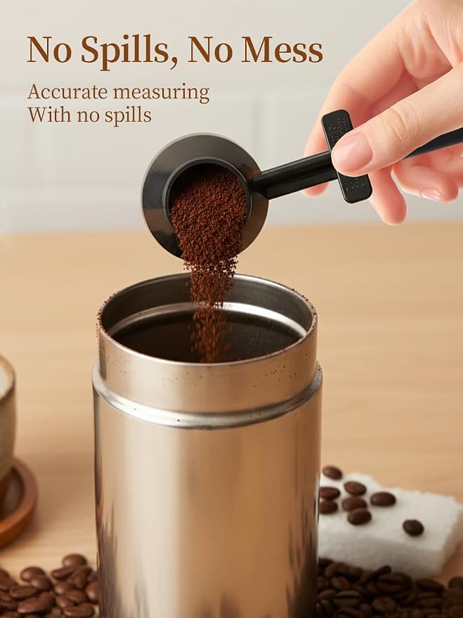 Coffee Scoop & Funnel for Ground Coffee Reusable K Cup Refiller, Barista - Image 5