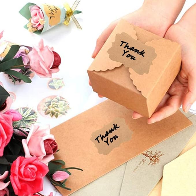 2" x 3" Kraft Label Stickers Writable Gift Labels, Food Storage or Gift - Image 3