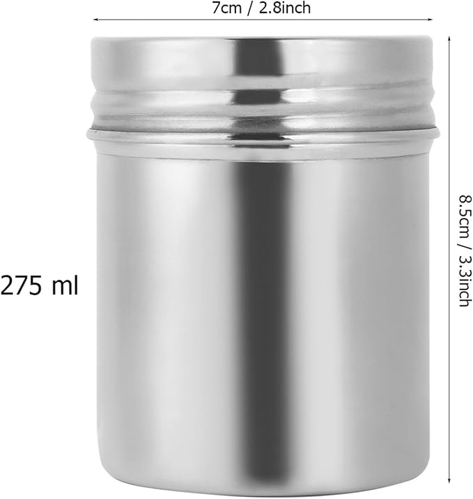Air Tight Coffee Grounds Container, 304 Stainless Steel Sealed Coffee Bean - Image 3