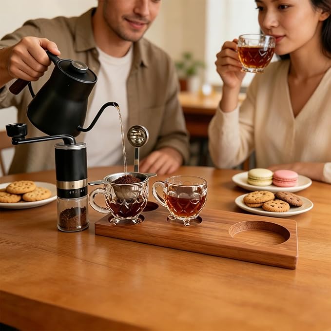 Pour Over Coffee Set, 5-in-1 Kit: 28oz Gooseneck Kettle - Image 5