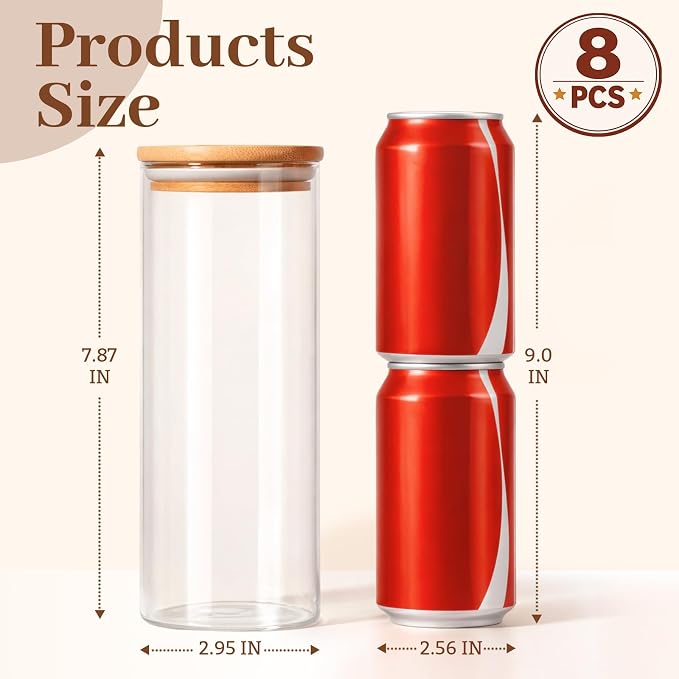 77L Stackable Glass Food Storage Containers - Image 2