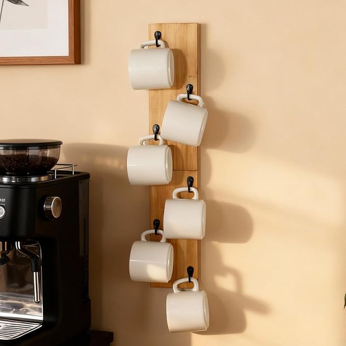 Yohsnor Coffee Mug Holder Wall Mount by Yohsnor
