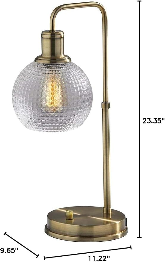 Adesso Home SL3711-21 Transitional Table Lamp from Barnett Collection in Brass - Image 2