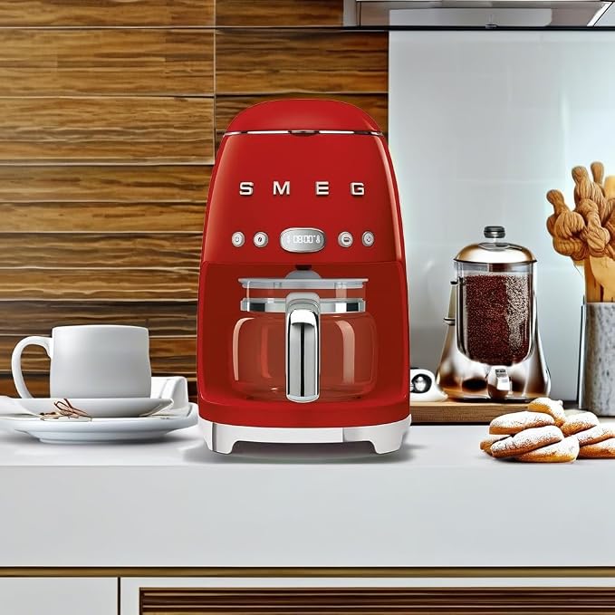 Smeg 50's Retro Style Aesthetic Drip Coffee Machine - Image 4