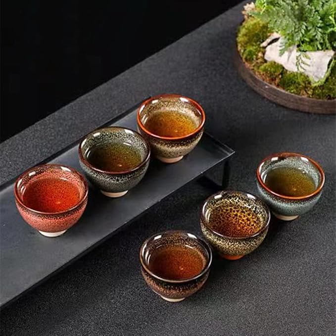 Better-Love 6PCS Handmade Ceramic Espresso/Tea/Sake Cup Gift Set - Image 7
