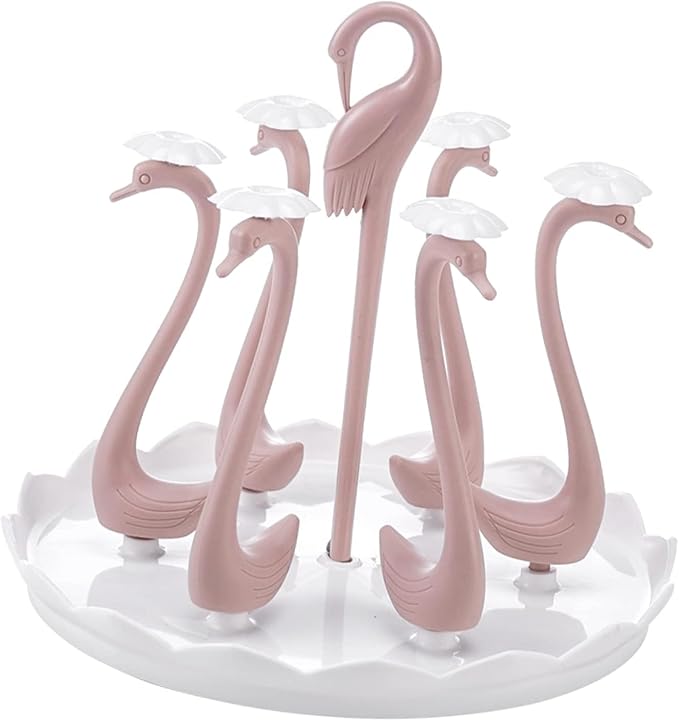 Rotatable Swan Cup Holder, Coffee Tree Mug Holder Drying Drain Holder Cup - Image 6