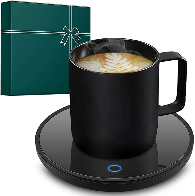 Mug Warmer, Candle Warmer Plate, 2-Temp Settings Coffee Mug Warmer, Portable by WeWishYouAMerryChristmas