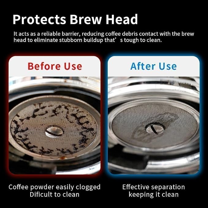 watchget 58.35mm Espresso Puck Screen Reusable Mesh Coffee Filter 0.8mm - Image 9