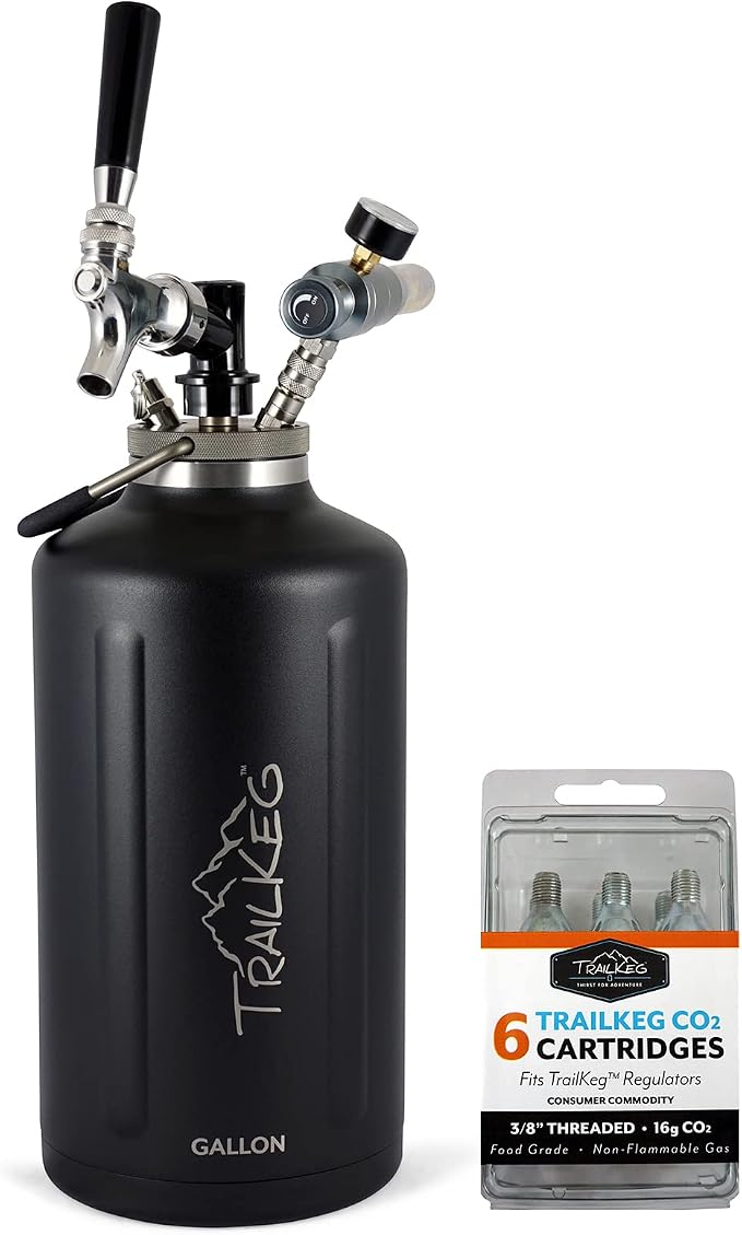 TrailKeg - Gallon Stainless Steel Growler by TRAILKEG