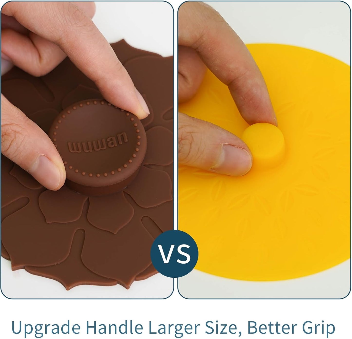 Silicone Cup Covers 4.1 Inch Reusable Silicone Mug and Cup Lids Suction Seal Lid Caps to Keep Drink Warm or Cold for Steeping Coffee Tea And Drink Cover (flower 6pcs, 6)