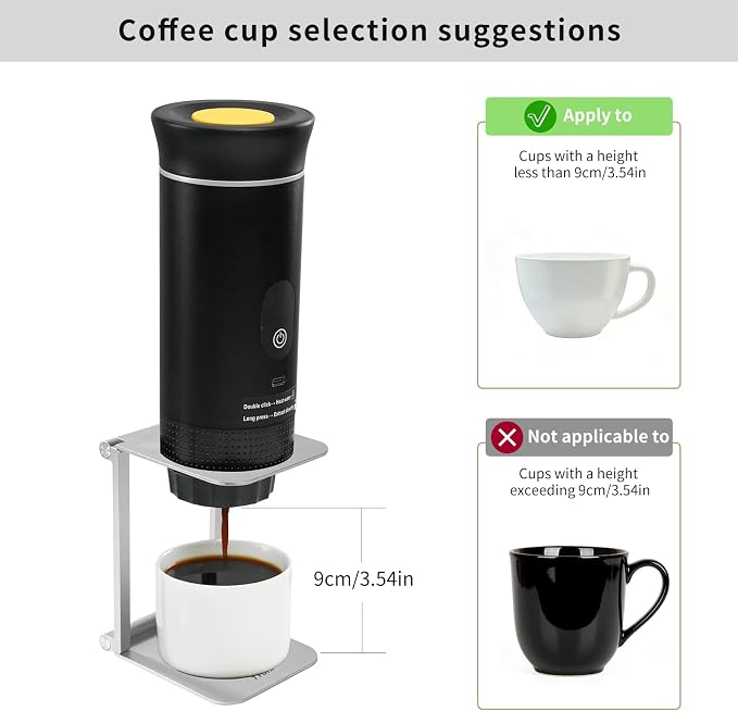 Pour over Dripper Stand, Portable & Foldable Espresso Machine Stand - Image 3
