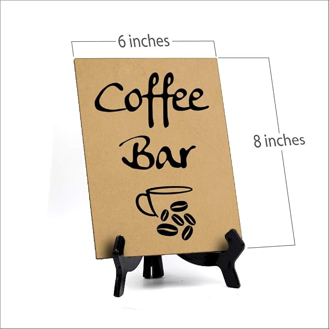 Signs ByLITA Coffee Bar, Table Sign - Image 2