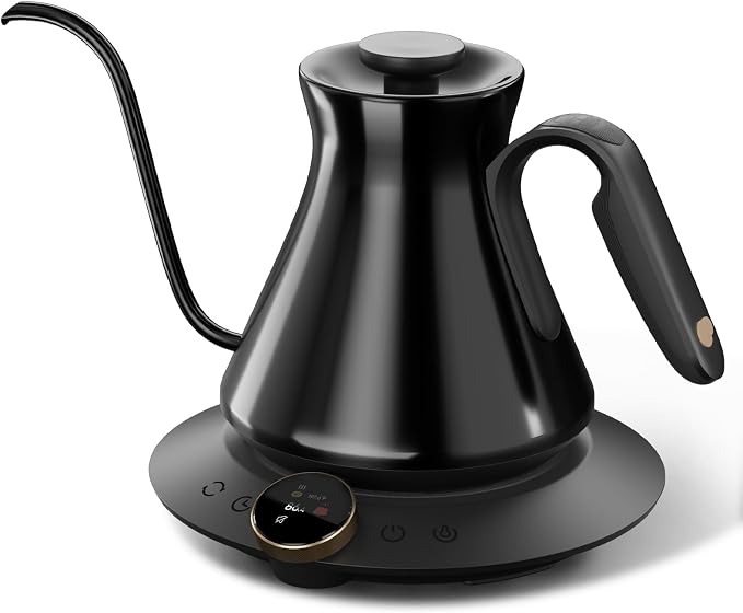 Cocinare Gooseneck Electric Kettle, ±0.5°F Precision Temperature Control by Cocinare