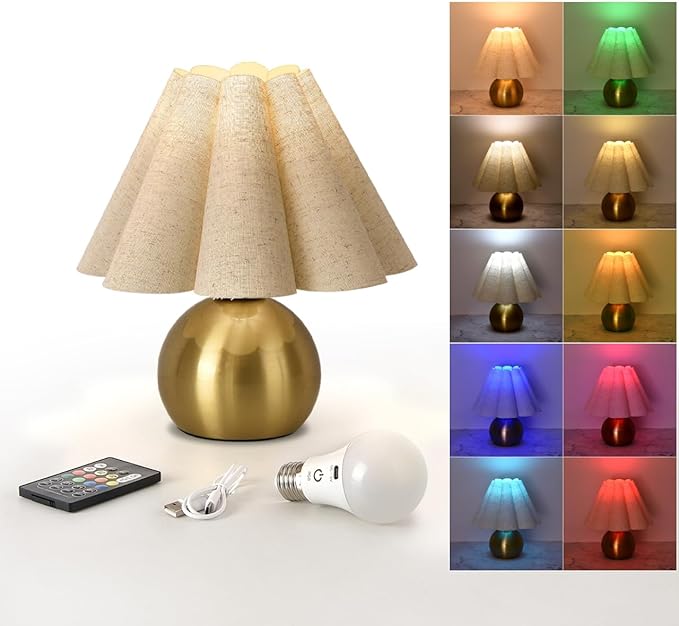 Ziqqeelam Rechargeable Cordless Small Table Lamp, Battery Operated Remote by Unknown