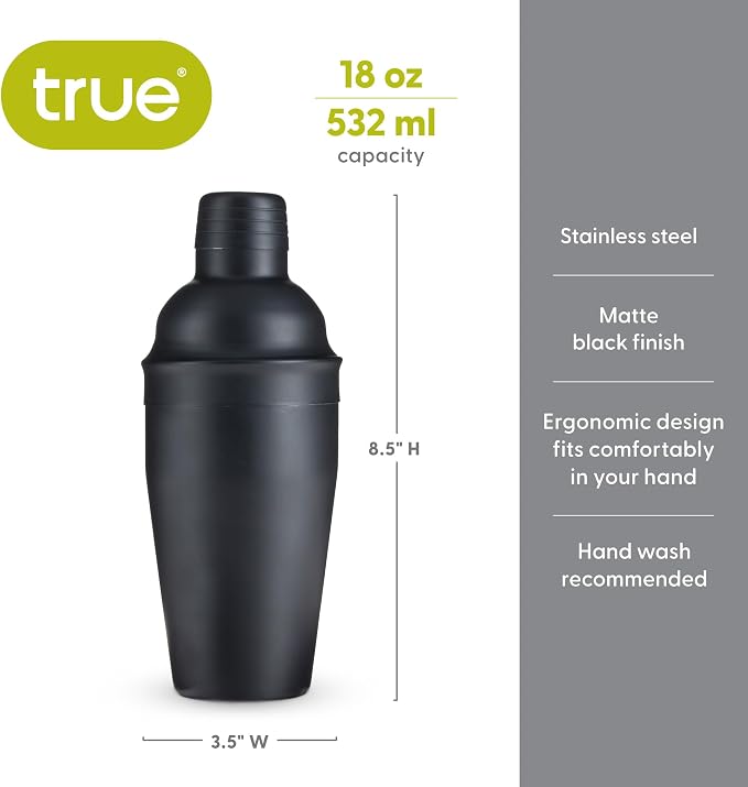 True Ash Stainless Steel Cocktail Shaker - Image 3