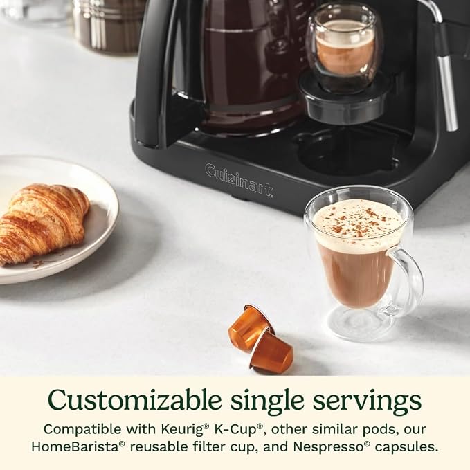 Cuisinart Coffee Center Barista Bar 4-in-1 Coffee Maker, Single-Serve Pods - Image 3