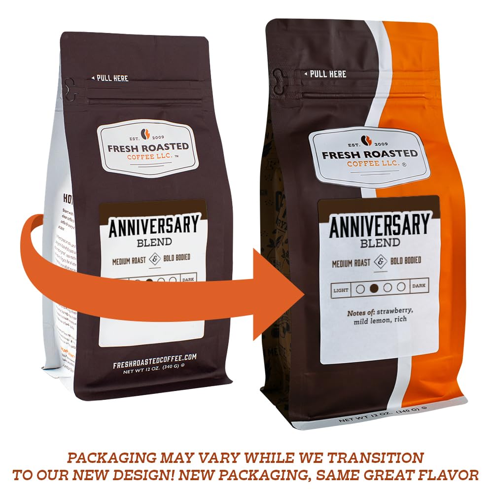 Fresh Roasted Coffee, Organic White Knight | USDA Organic, Kosher | Light Roast 12 oz, Ground