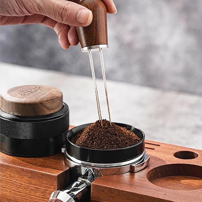 Espresso Dosing Funnel, Aluminum Coffee Powder Dosings Ring Cafe Maker Rings - Image 2