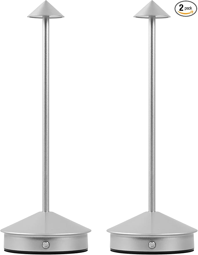Cordless Table Lamps, LED Rechargeable Desk Lamp, Portable Modern USB Battery by KROPTIBTableLamp