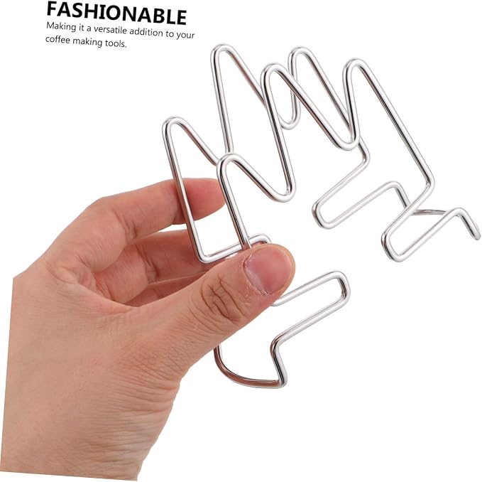 Angoily Hanging Ear Drip Bag Holder Portable Coffee Filter Stand Stainless - Image 4