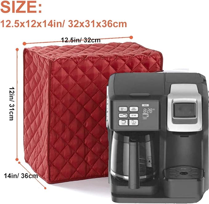 Coffee Maker Cover Waterproof Espresso Appliance Cover Dustproof Large - Image 3