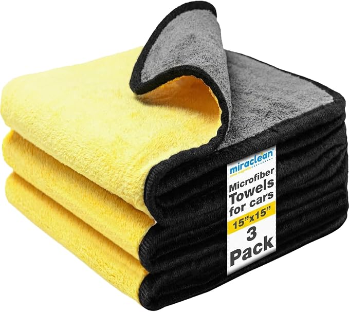 Microfiber Towels for Cars by MIRACLEAN