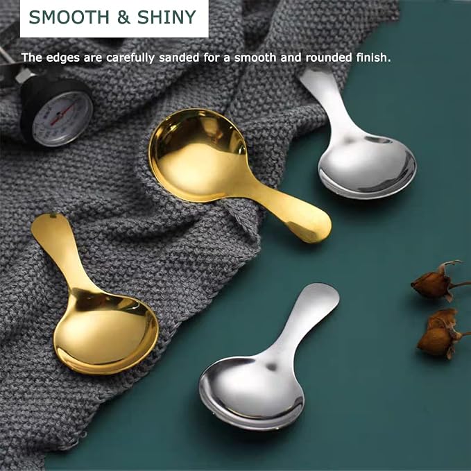 Watris Veiyi 5PCS Short Handle Spoons, Small Scoops - Image 4