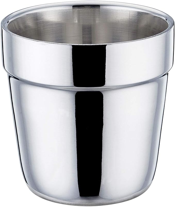 TeamFar Coffee Cup Espresso Cup Mug Set of 4, Double Wall Stainless Steel Tea - Image 3