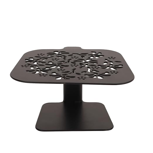 Coffee Scale Stand Carbon Steel Adjustable Height Weighing Rack by Unknown