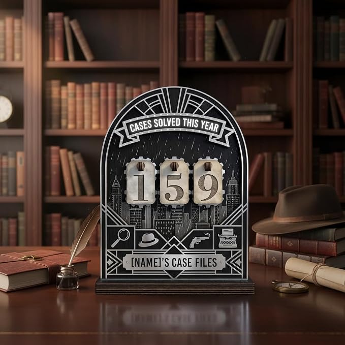 Personalized Book Read Tracker, Wooden Books Read This Year Counter, Reading - Image 4