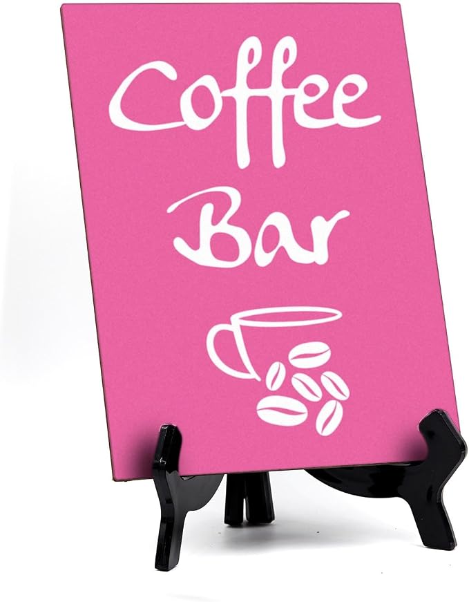 Signs ByLITA Coffee Bar, Table Sign by SignsByLITA