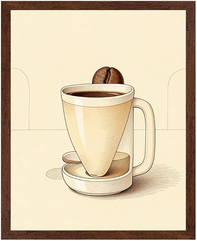 Lawrence Williams Designs Coffee Cup Poster by LawrenceWilliamsDesigns