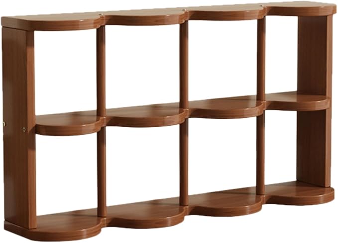 Wooden Coffee Mug Display Rack, Freestanding Grid Vintage Coffee Cup Display by Unknown